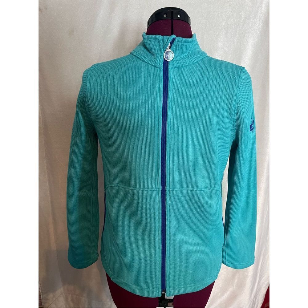 Spyder girls jacket size XL (18). Green , full zip
Spider